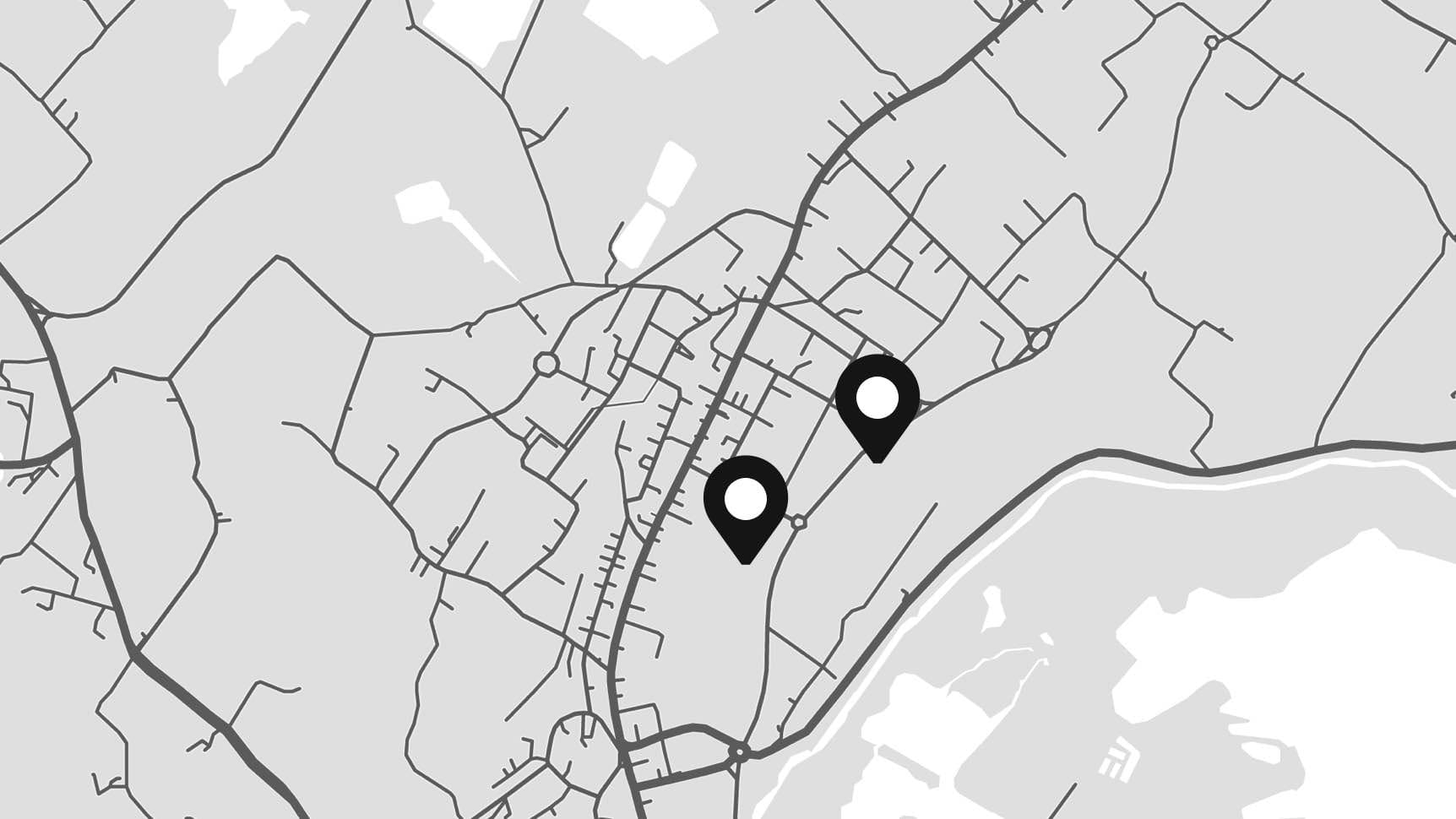 Mappa Lamintess produzione di tessuti tecnici